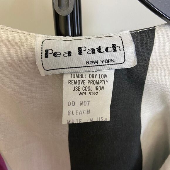 Vintage Pea Patch 80s striped jumpsuit size 13 fits S/M - Picture 7 of 8